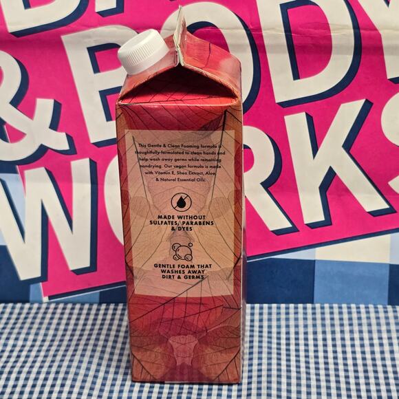 BBW Afternoon Apple Picking Gentle & Clean Foaming Hand Soap Refill 32 oz. - Picture 2 of 4